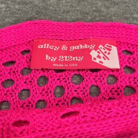 Alley & gabby 212ny, shear open knit sweater. - Picture 2 of 5